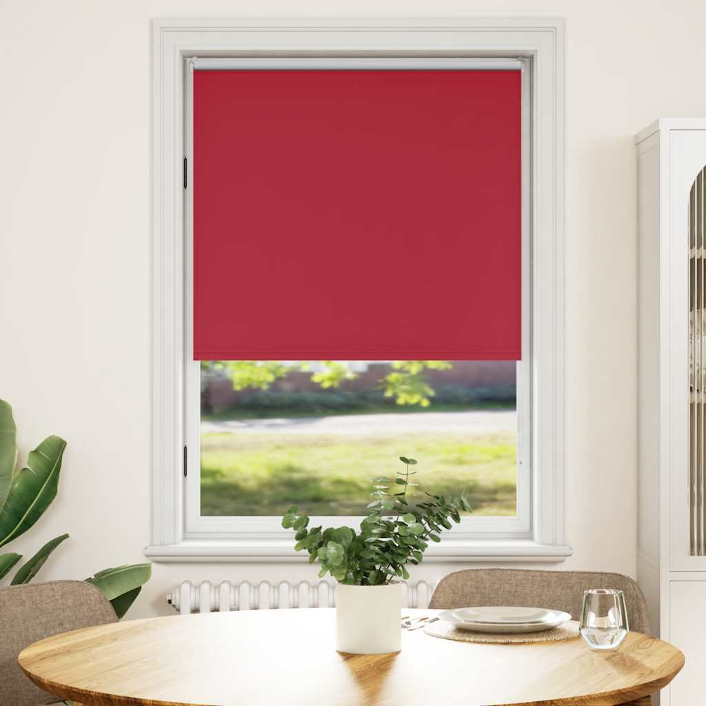 Verdunkelungsrollo 124,4 x 175 cm, Stoffbreite 120 cm, rot