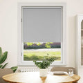 Verdunkelungsrollo 124,4 x 175 cm, Stoffbreite 120 cm, grau