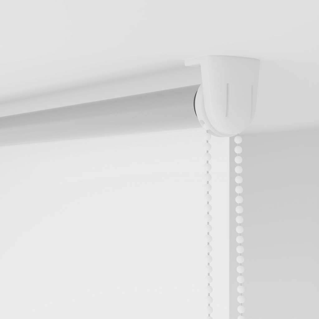 Verdunkelungsrollo 164,4 x 175 cm, Stoffbreite 160 cm, Weiß