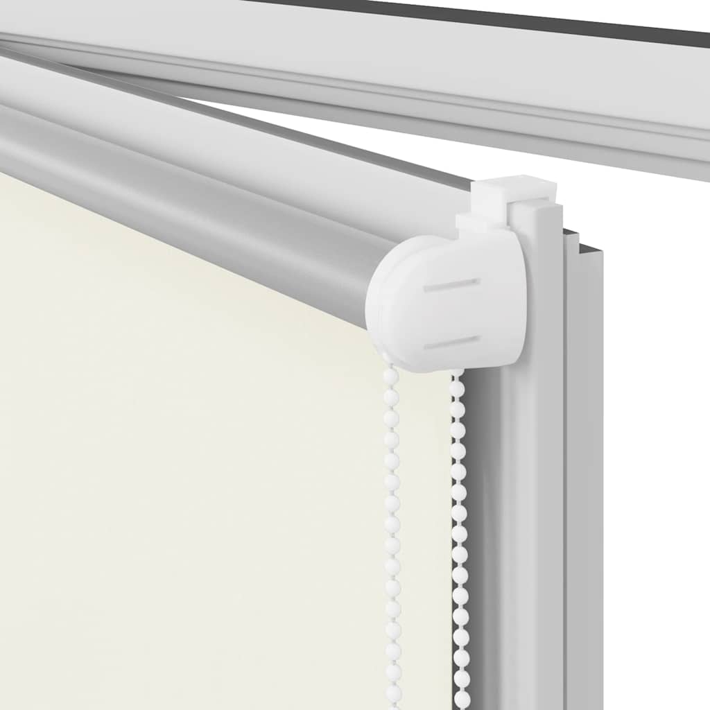 Verdunkelungsrollo 84,4 x 230 cm, Stoffbreite 80 cm, Gebrochen Weiß