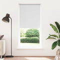 Verdunkelungsrollo 124,4 x 230 cm, Stoffbreite 120 cm, Weiß