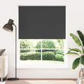 Verdunkelungsrollo 144,4 x 230 cm, Stoffbreite 140 cm, schwarz