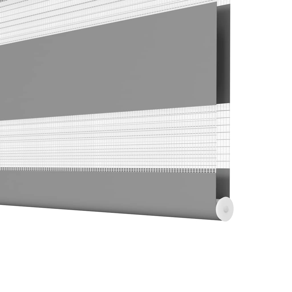 Zebra-Rollo 80,9 x 150 cm, Stoffbreite 76,7 cm, grau