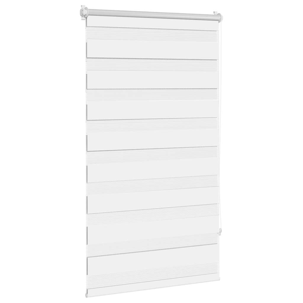 Zebra-Rollo 90,9 x 150 cm, Stoffbreite 86,7 cm, Weiß