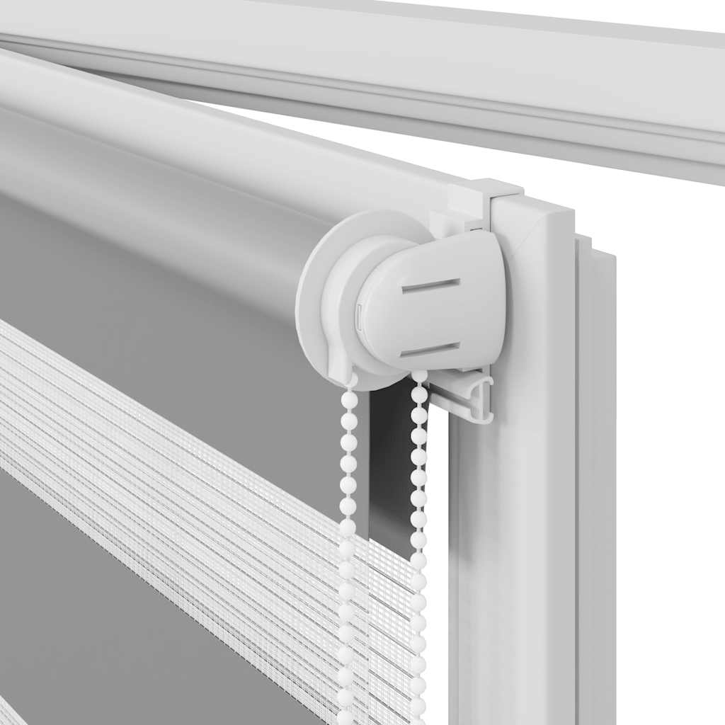 Zebra-Rollo 100,9 x 175 cm, Stoffbreite 96,7 cm, grau
