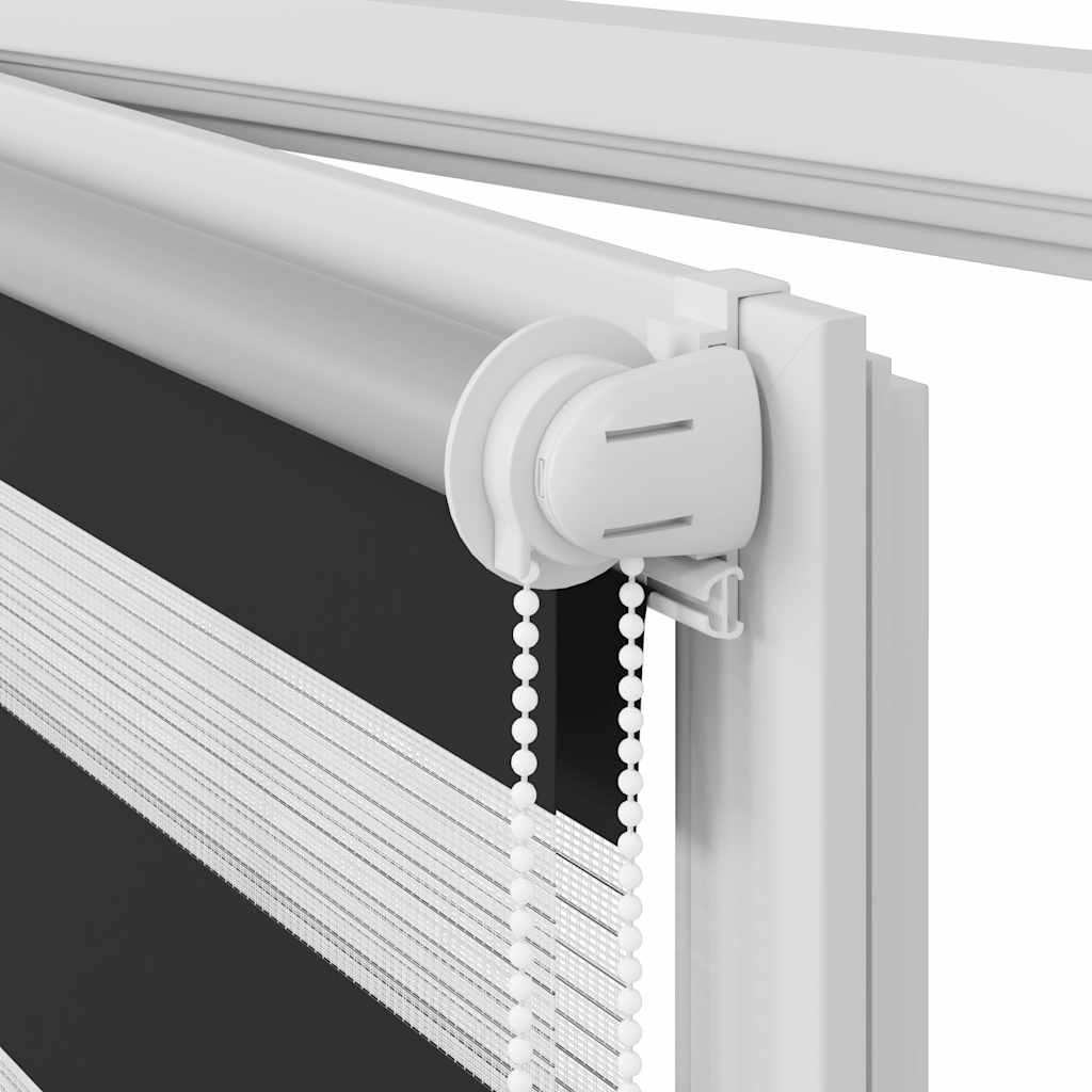 Zebra-Rollo 100,9 x 175 cm, Stoffbreite 96,7 cm, schwarz