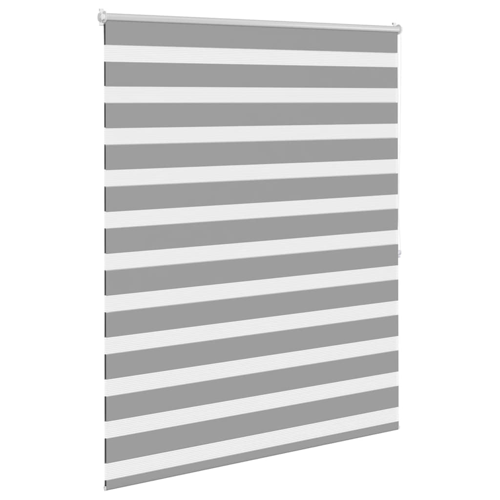 Zebra-Rollo 120,9 x 175 cm, Stoffbreite 116,7 cm, grau