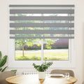 Zebra-Rollo 120,9 x 175 cm, Stoffbreite 116,7 cm, grau