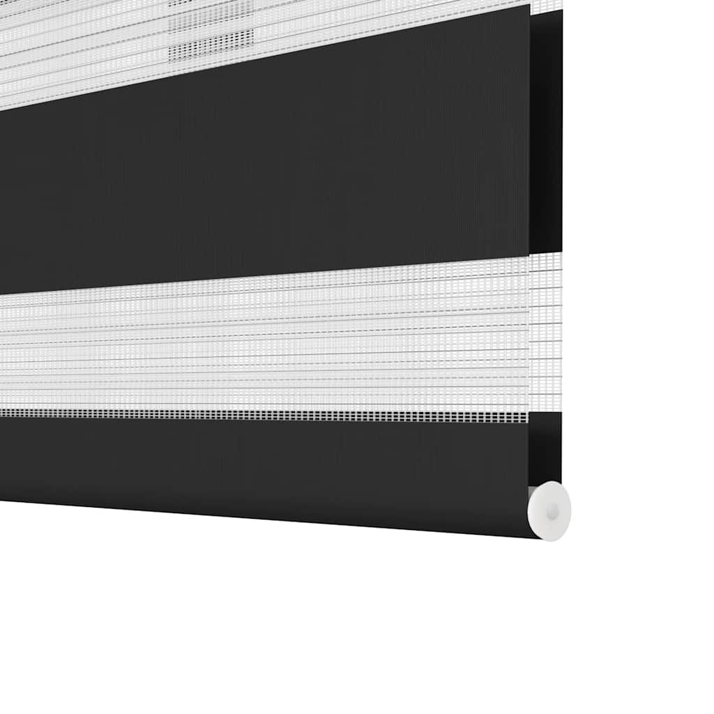 Zebra-Rollo 120,9 x 230 cm, Stoffbreite 116,7 cm, schwarz