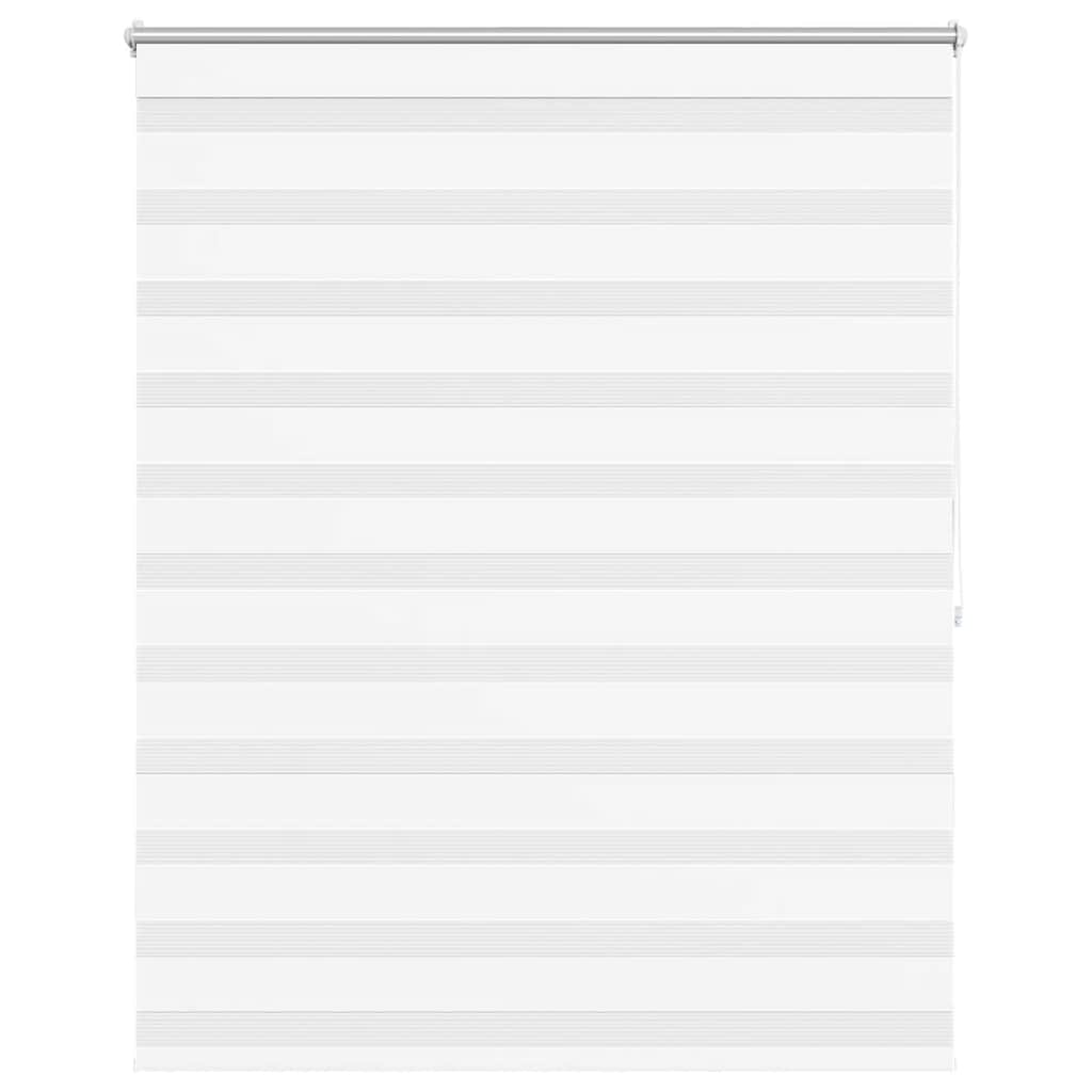 Zebra-Rollo 140,9 x 175 cm, Stoffbreite 136,7 cm, Weiß