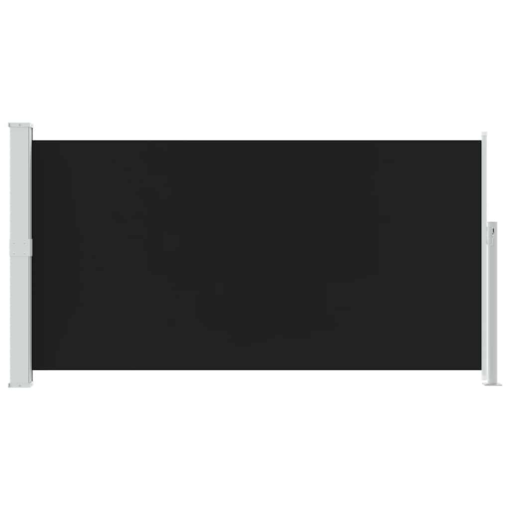 Seitenmarkise 160x300 cm Schwarz