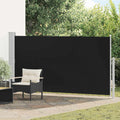 Seitenmarkise 160x300 cm Schwarz