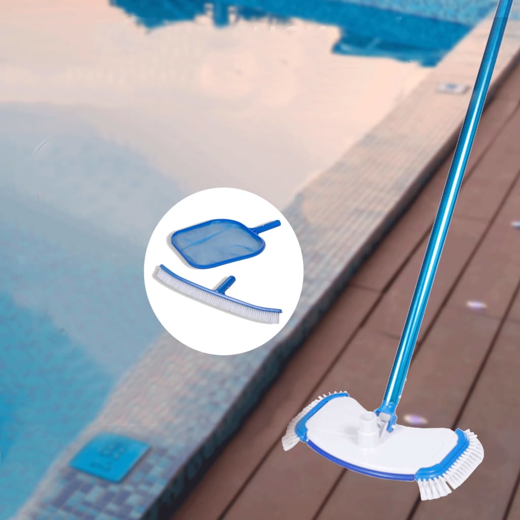 KOMPLETTES Pool Reinigungsset Poolset XXL Zubehör Set