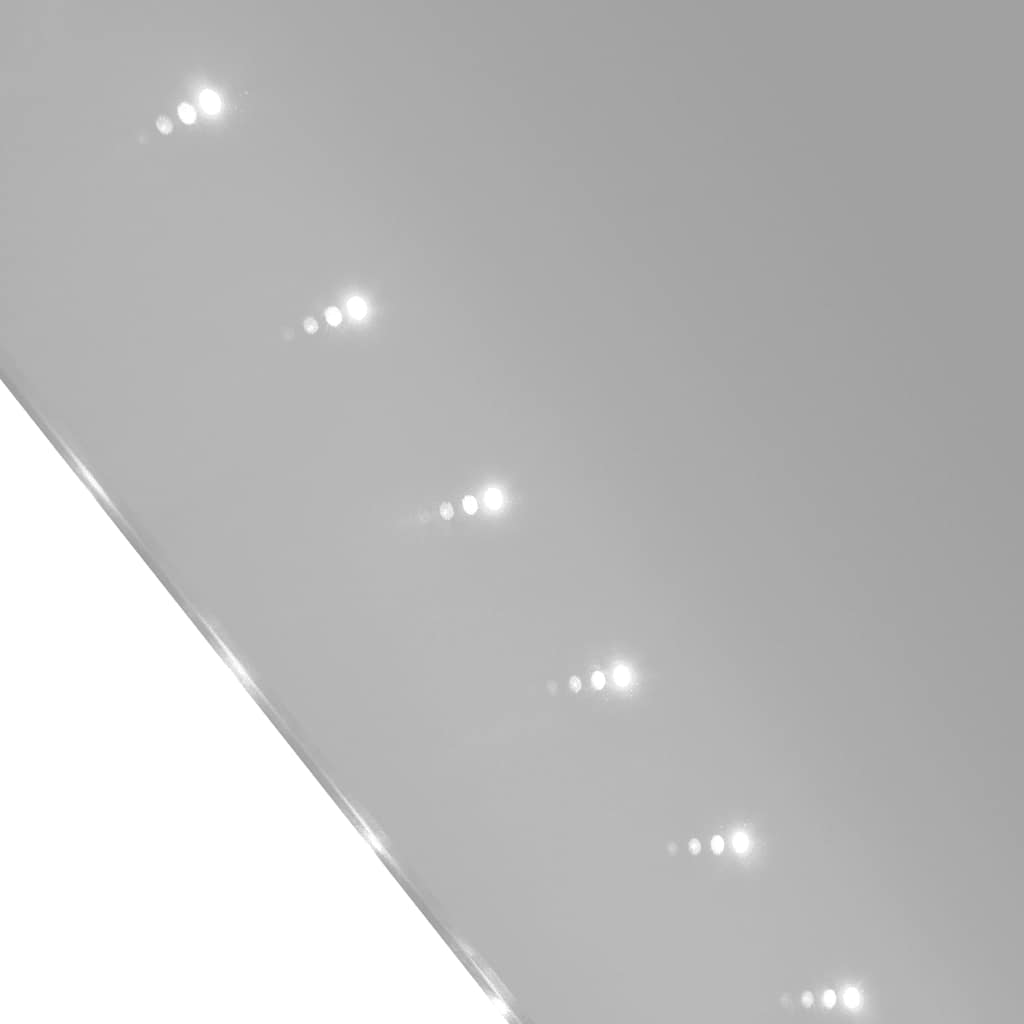 Badspiegel mit LED-Leuchten 60×80 cm