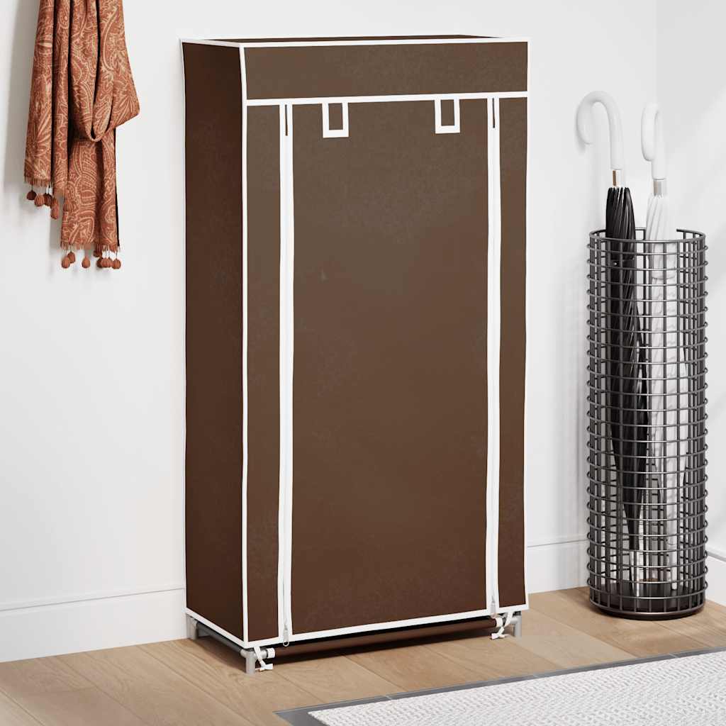 Schuhschrank Schuhregal Schuhablage 5 Schicht 58 x 28 x 106 cm Braun