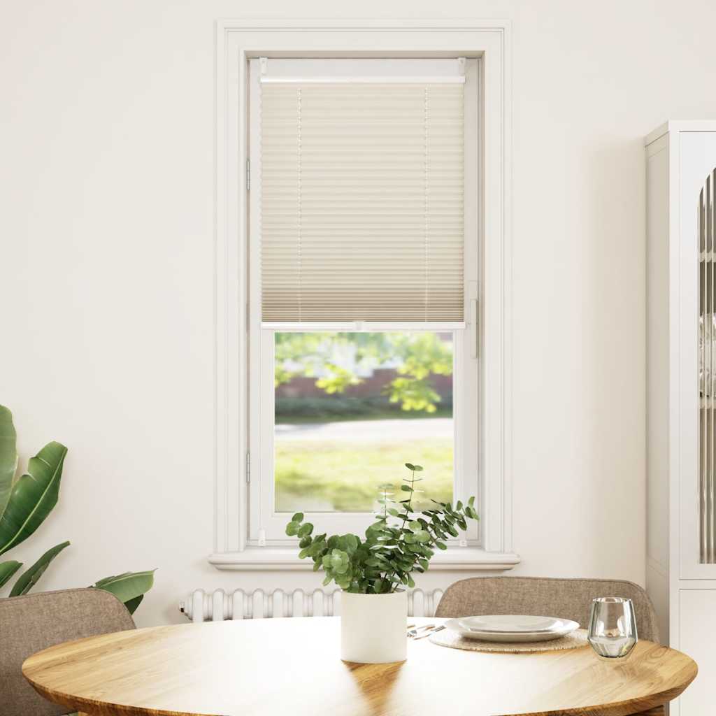 Plissee Faltrollo Rollo Plisseerollo 60x125cm Creme