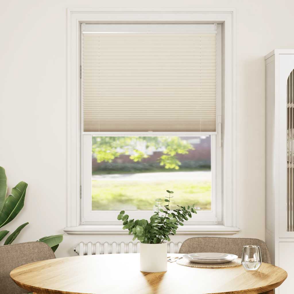 Plissee Faltrollo Rollo Plisseerollo 70x125cm Creme