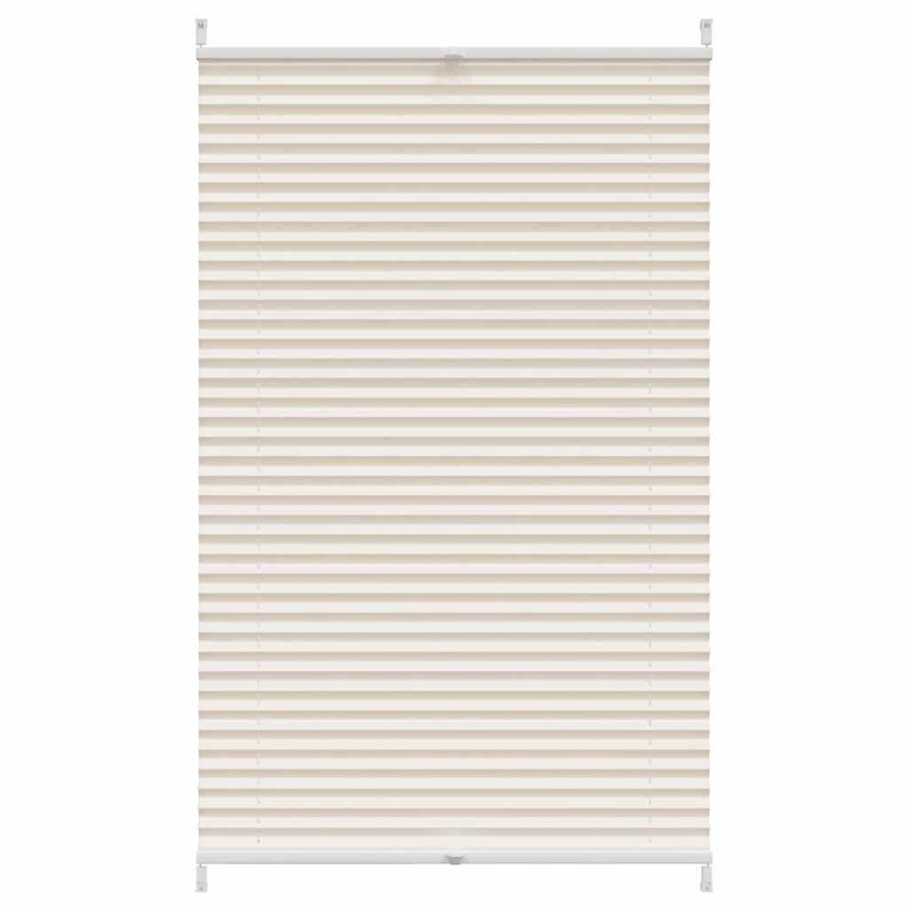 Plissee Faltrollo Rollo Plisseerollo 80x100cm Creme