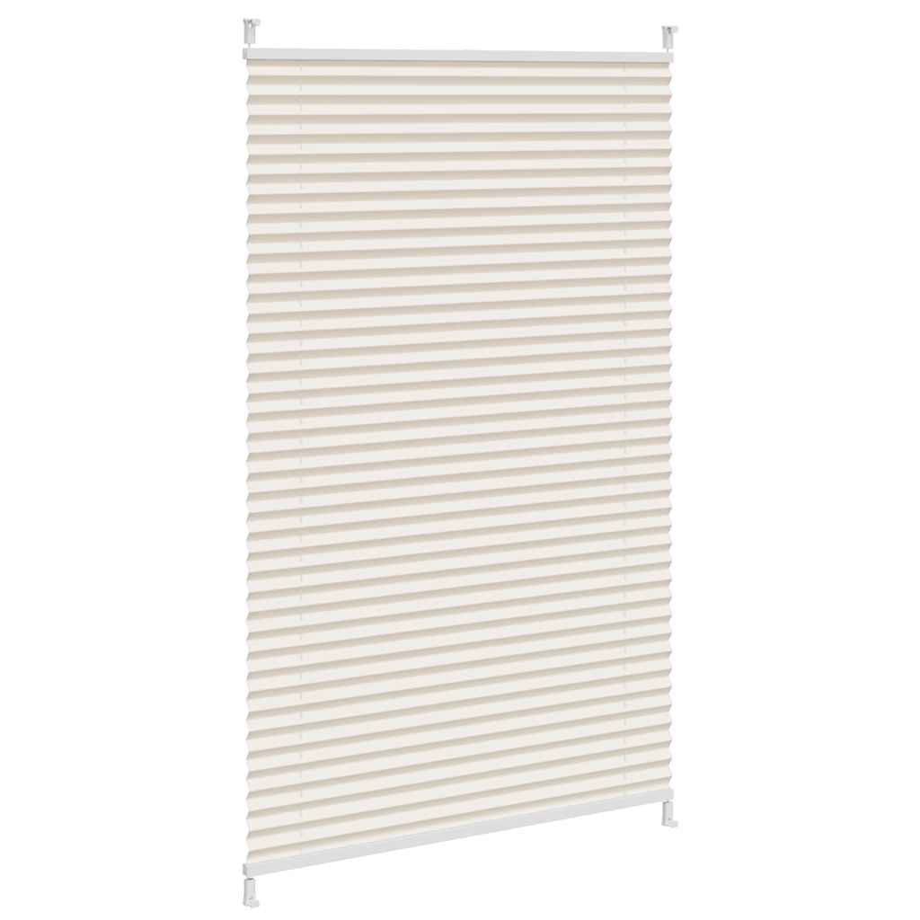 Plissee Faltrollo Rollo Plisseerollo 80x100cm Creme