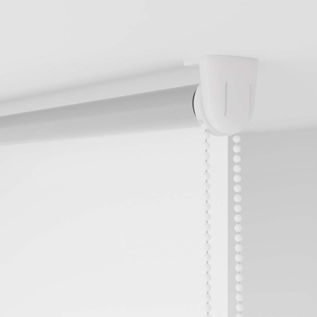 Verdunkelungsrollo 44,4 x 100 cm, Stoffbreite 40 cm, Weiß