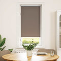 Verdunkelungsrollo 44,4 x 100 cm, Stoffbreite 40 cm, Kaffeebraun
