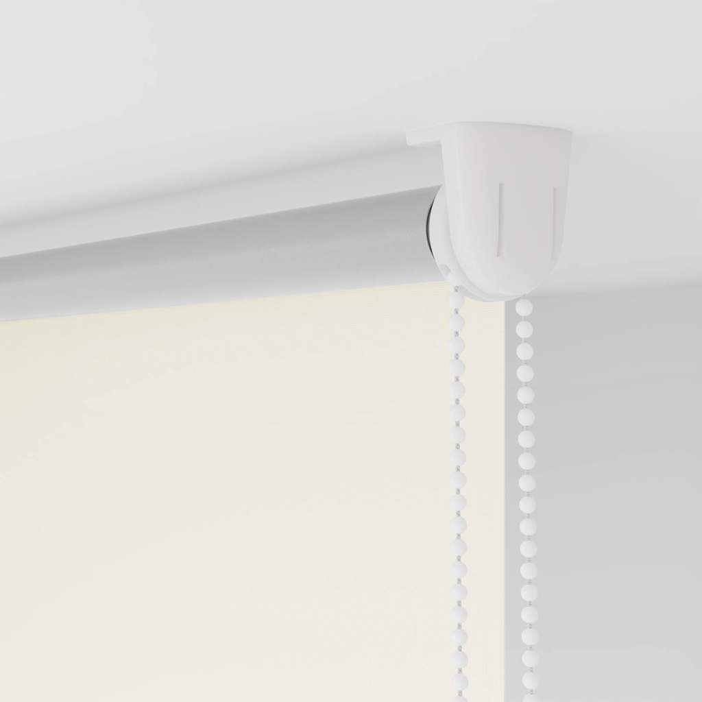 Verdunkelungsrollo 64,4 x 120 cm, Stoffbreite 60 cm, Gebrochen Weiß
