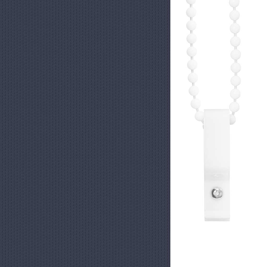 Verdunkelungsrollo 64,4 x 120 cm, Stoffbreite 60 cm, Marineblau