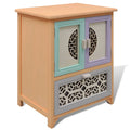 Seitenschrank Mehrfarbig 46 x 34 x 55,5 cm Paulownia-Holz