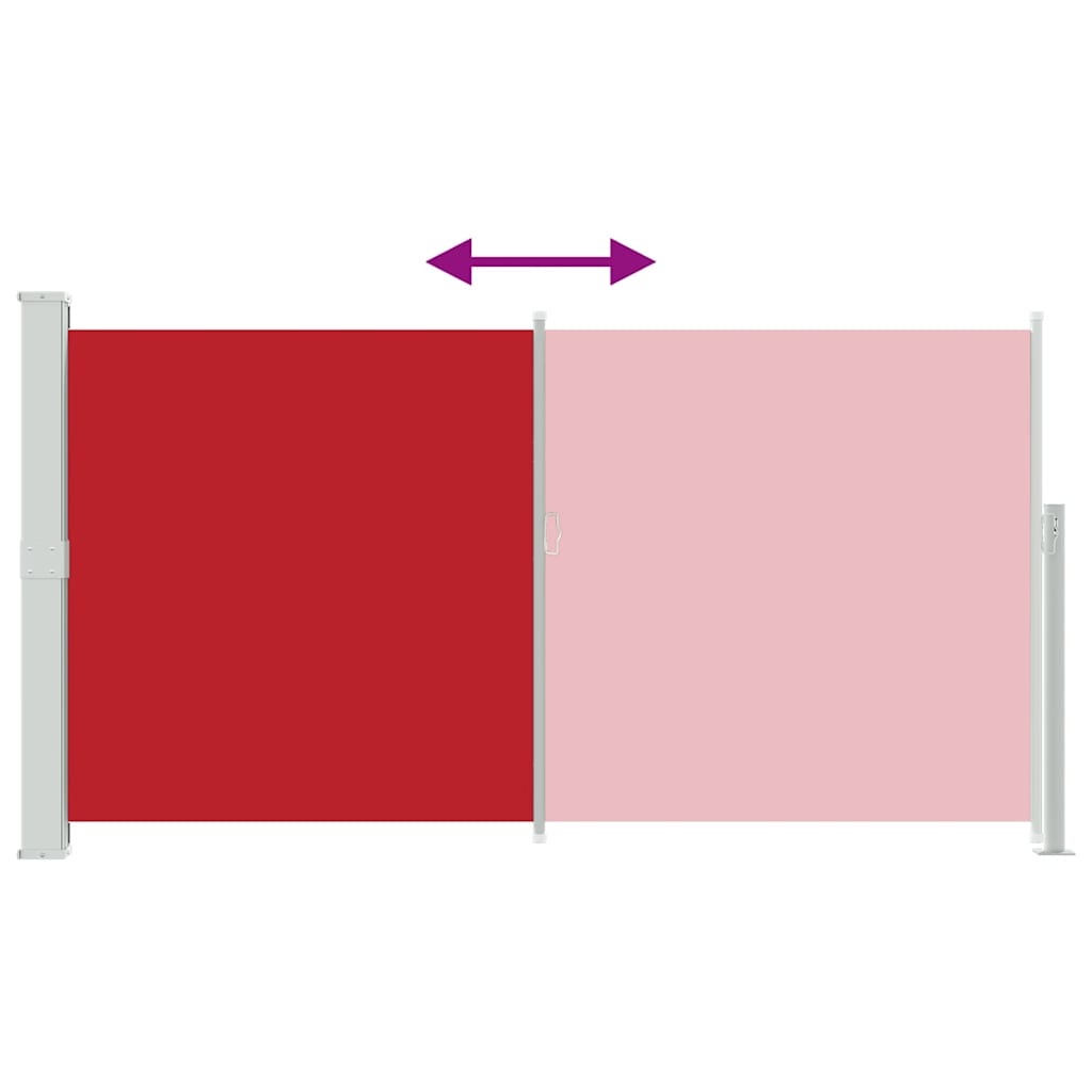 Seitenmarkise 160x300 cm Rot