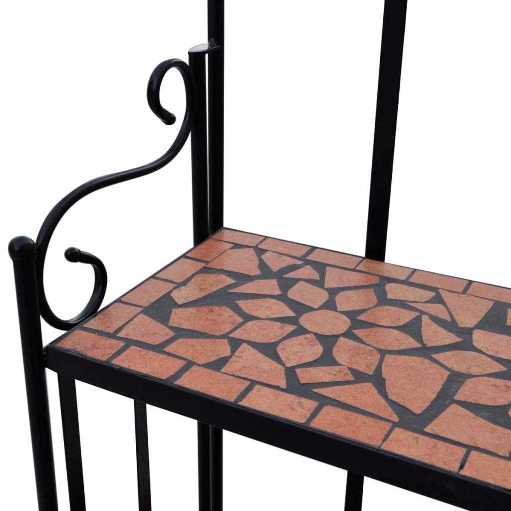 Pflanzenständer Mosaik Terracotta