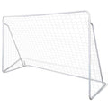 Fußballtor 240x90x150 cm Stahl Hochwertig