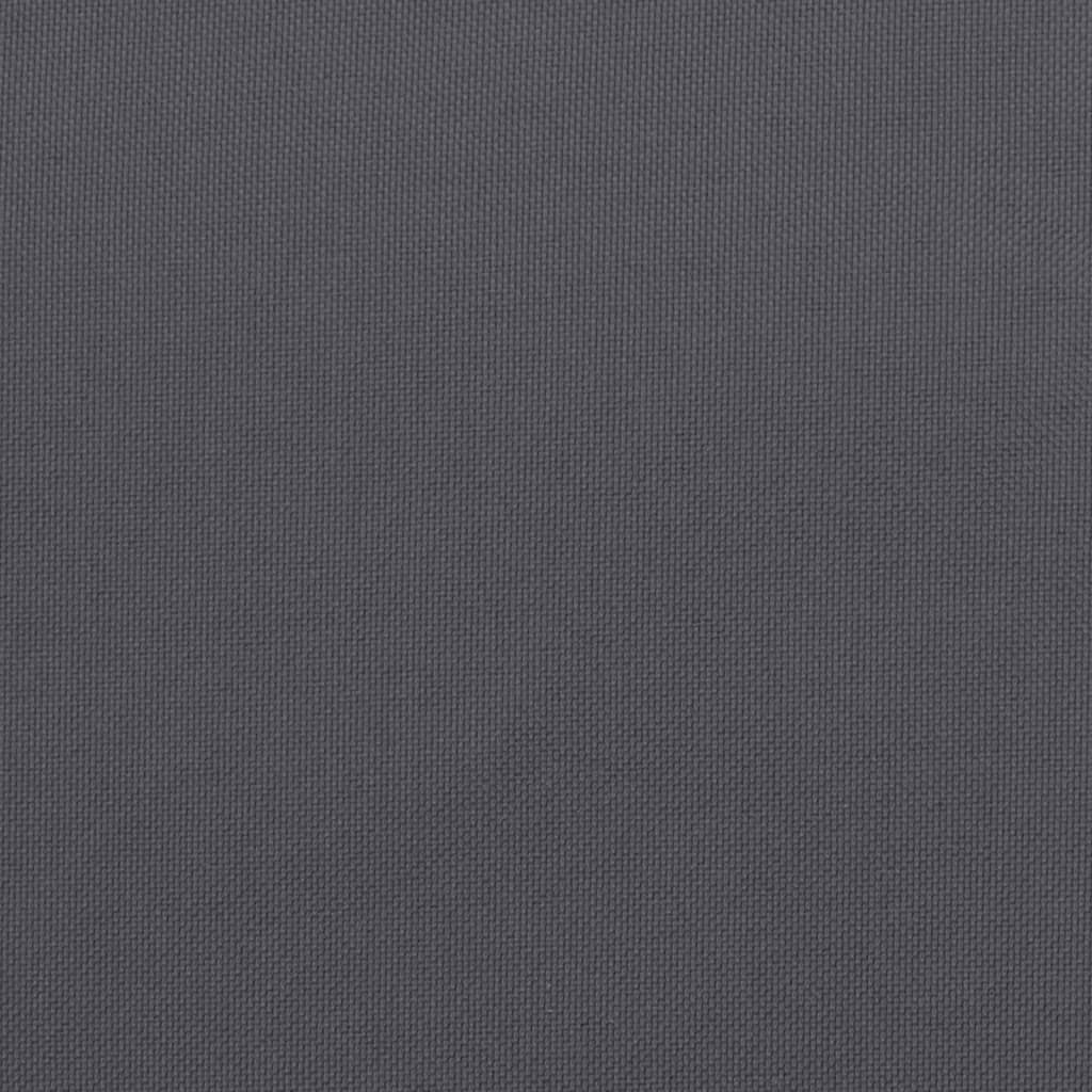 Palettenkissen 50x50x12 cm Grau Stoff
