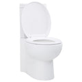 Toilette für Ecke Keramik Weiß