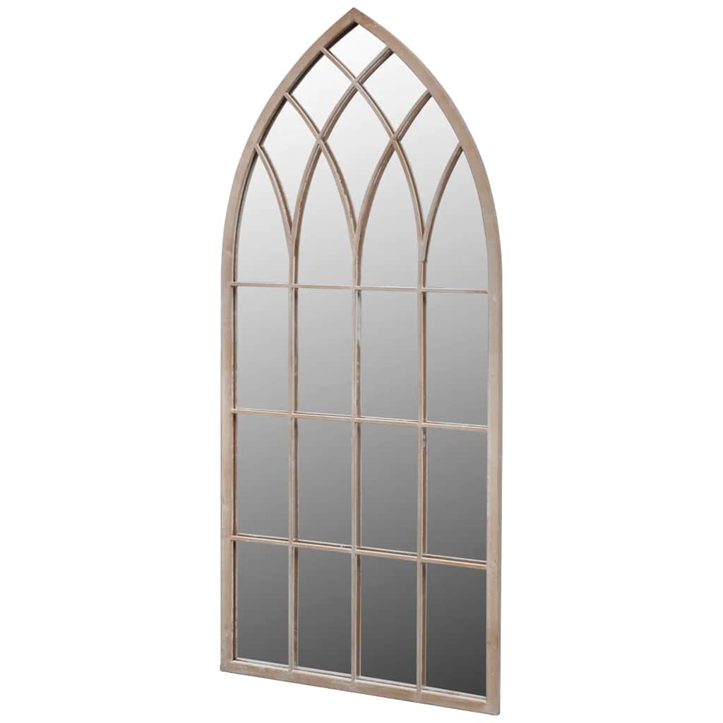 Rustikaler Gartenspiegel Bogen 50×115 cm für Indoor und Outdoor
