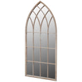 Rustikaler Gartenspiegel Bogen 50×115 cm für Indoor und Outdoor