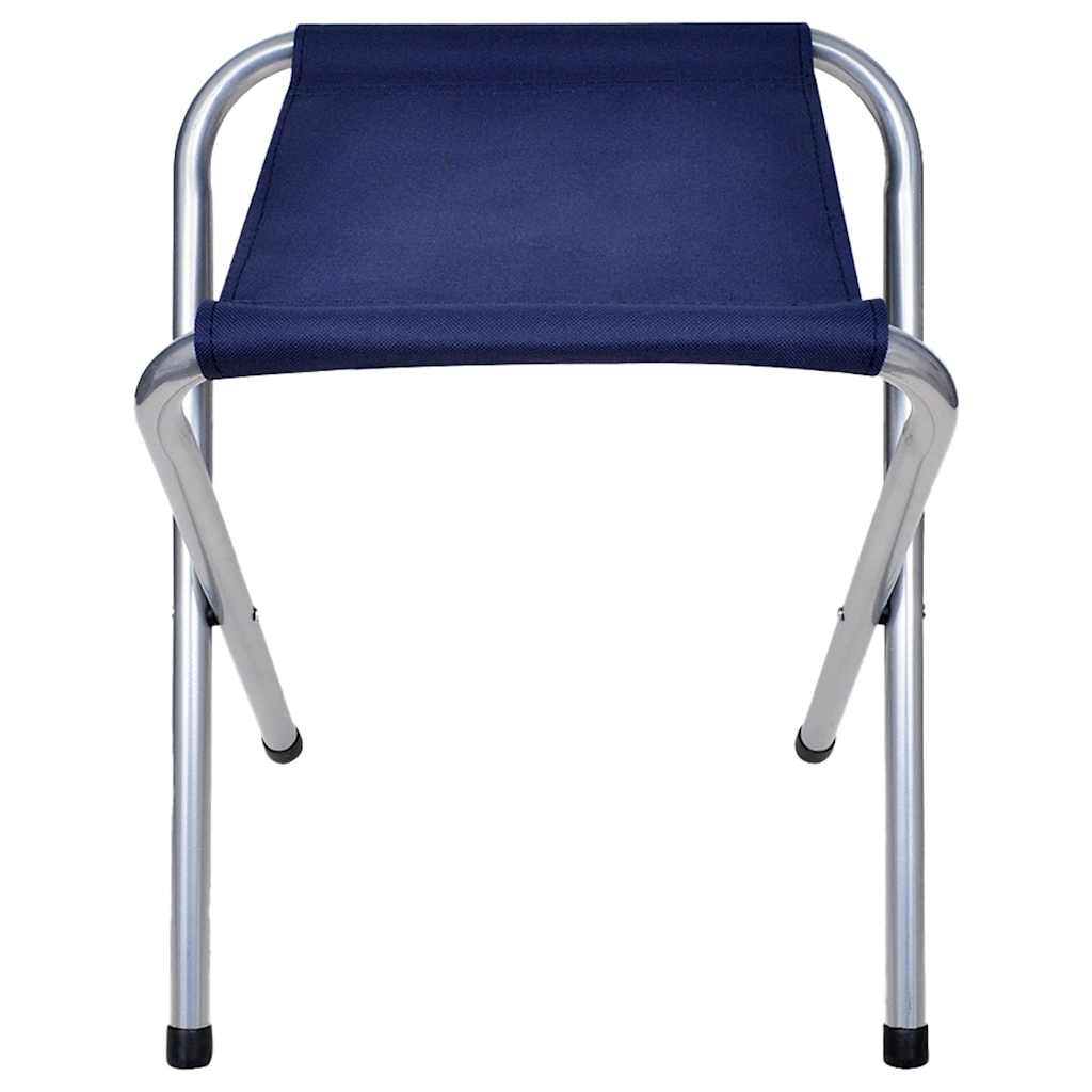 Klappbarer Campingtisch mit 4 Hocker Höhenverstellbar 180x60 cm