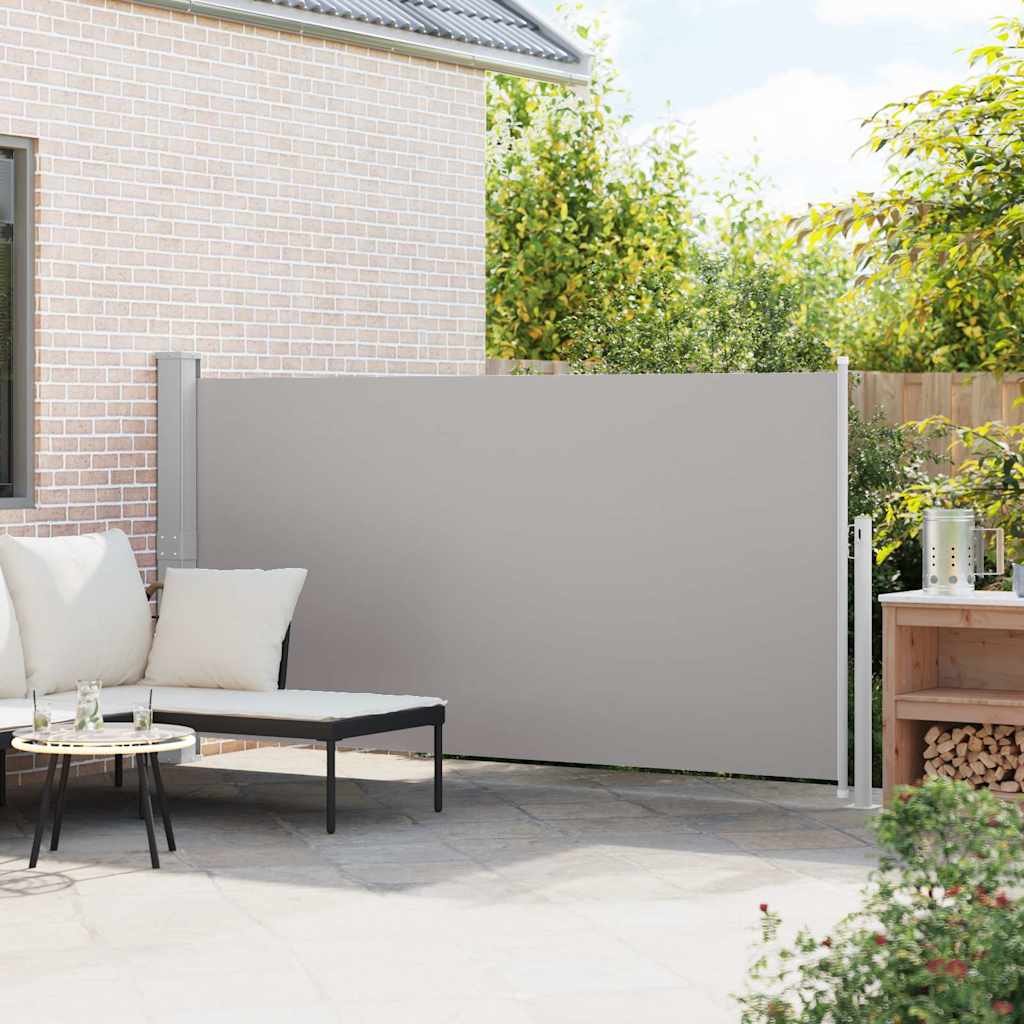 Ausziehbare Seitenmarkise 160x300 cm Grau