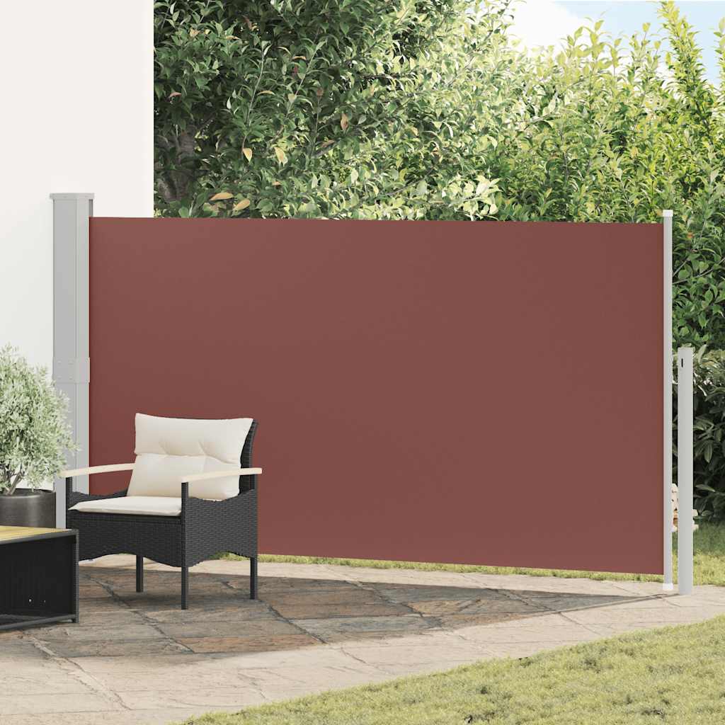Ausziehbare Seitenmarkise 160x300 cm Braun