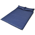 Schlafmatte Selbstaufblasend 190x130x5 cm Blau (Doppel)