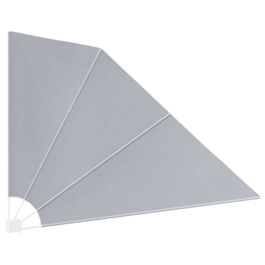 Faltbarer Balkonfächer Grau 160×240 cm