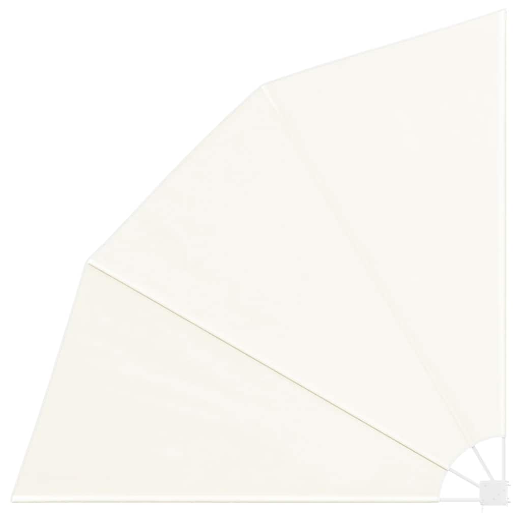 Faltbarer Balkonfächer Creme 210×210 cm
