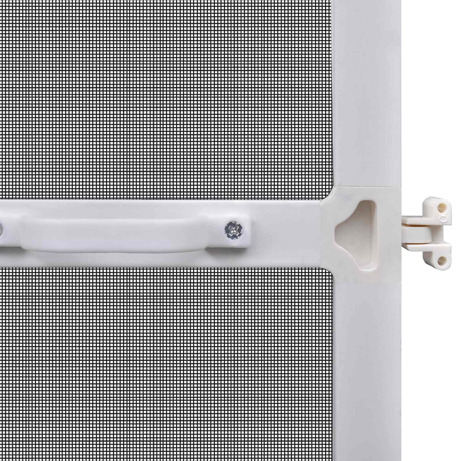 Schwenk-Insektenscreen Weiß und Schwarz 100 x 215 cm