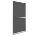 Schwenk-Insektenscreen Weiß und Schwarz 100 x 215 cm