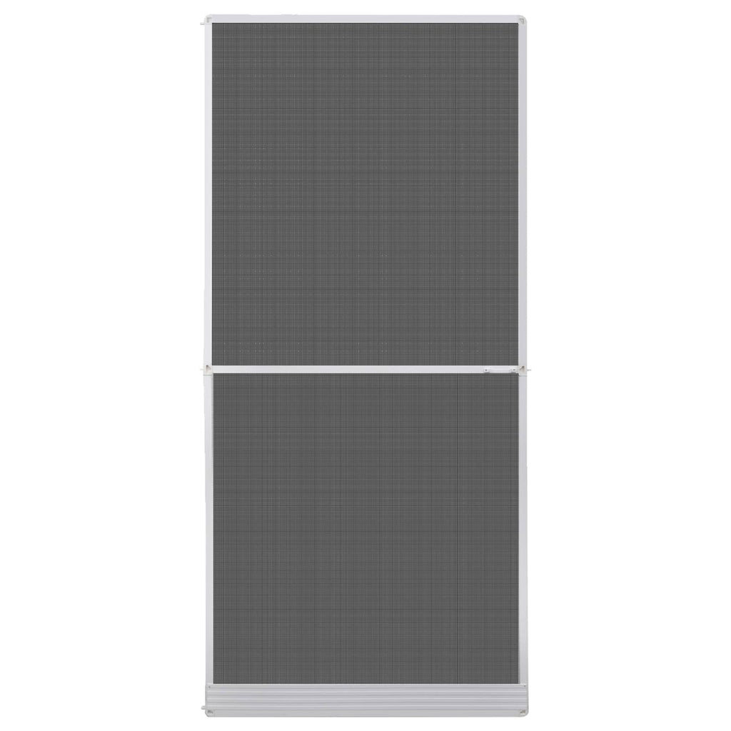 Schwenk-Insektenscreen Weiß und Schwarz 100 x 215 cm