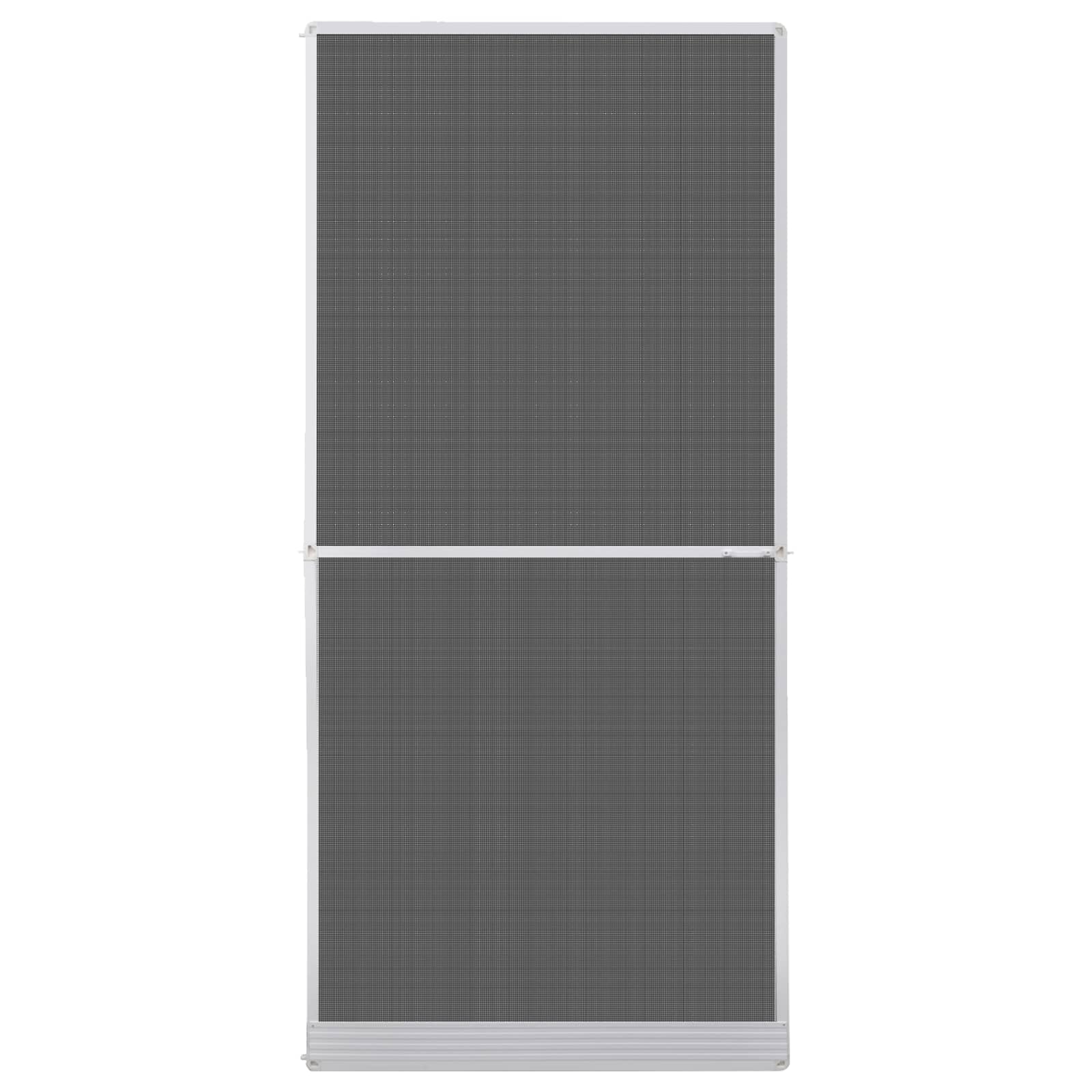 Schwenk-Insektenscreen Weiß und Schwarz 100 x 215 cm