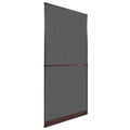 Schwenk-Insektenscreen Braun und Schwarz 100 x 215 cm