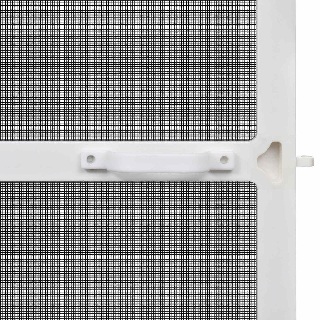 Schwenk-Insektenscreen Weiß und Schwarz 120 x 240 cm