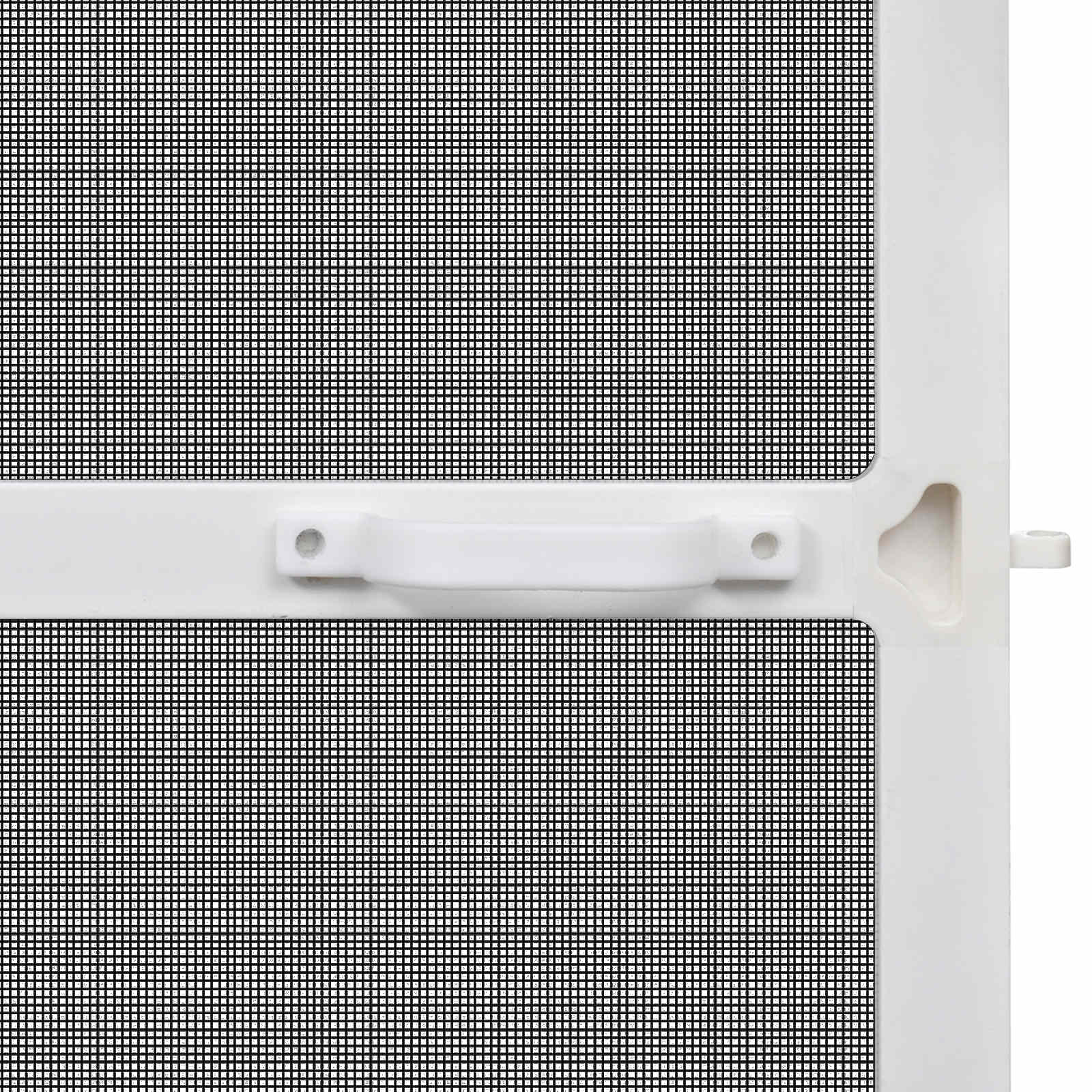 Schwenk-Insektenscreen Weiß und Schwarz 120 x 240 cm