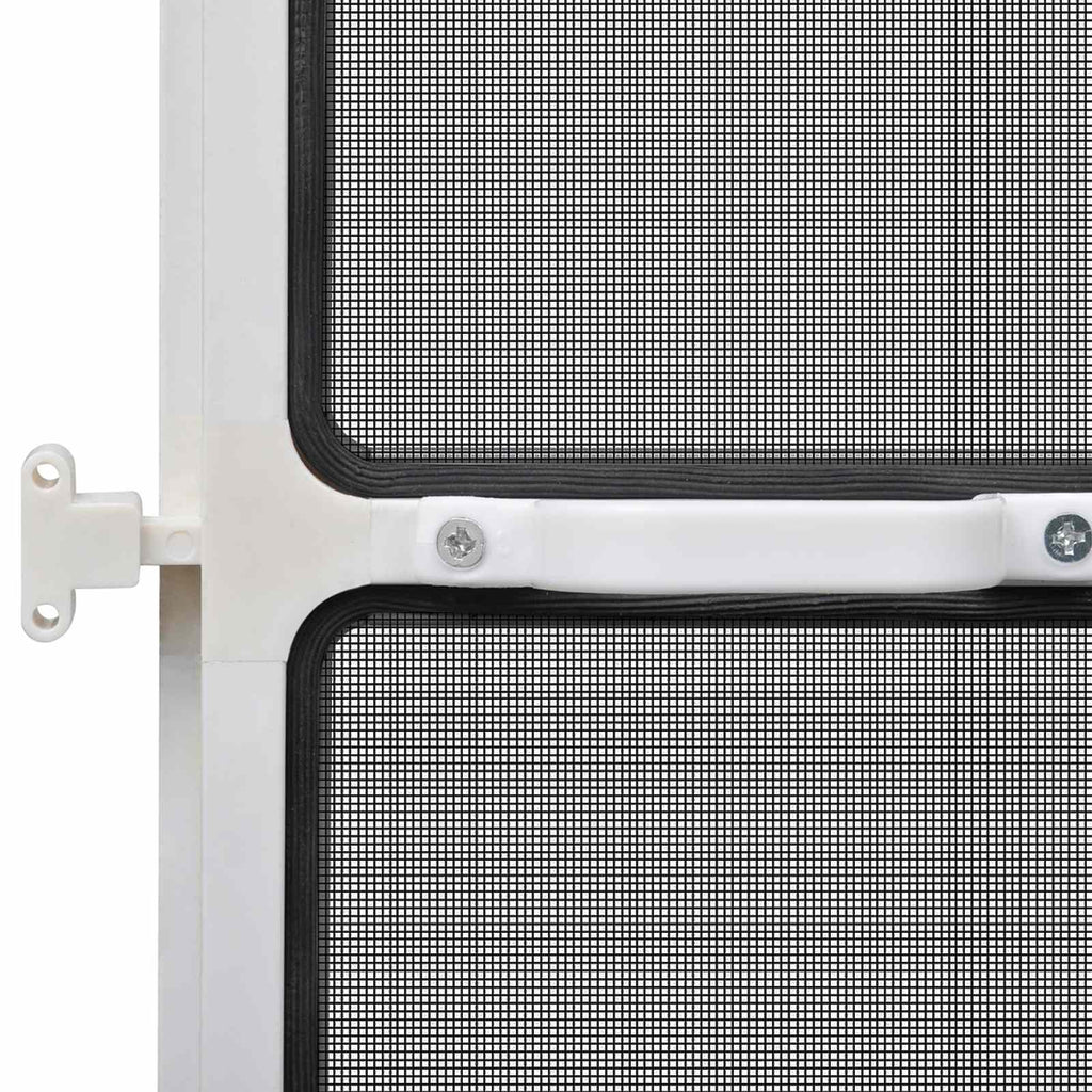 Schwenk-Insektenscreen Weiß und Schwarz 120 x 240 cm