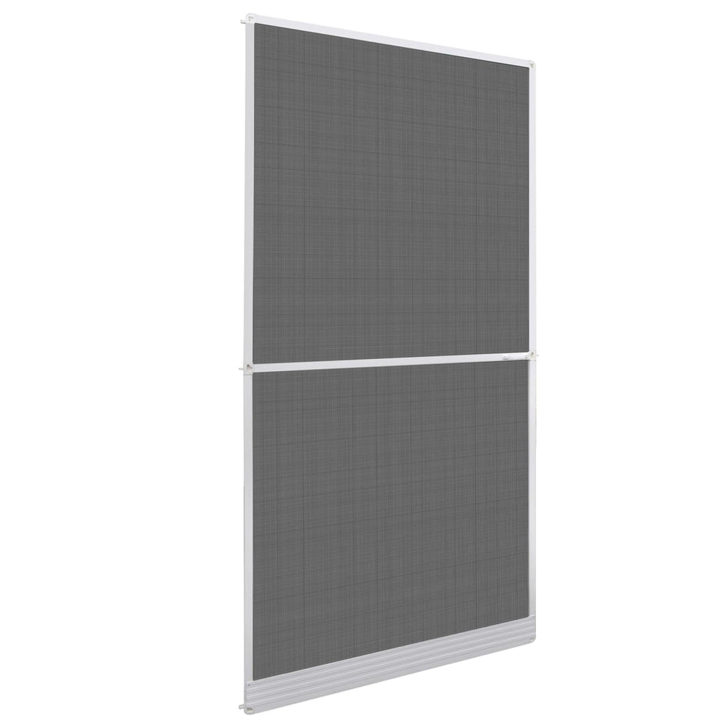 Schwenk-Insektenscreen Weiß und Schwarz 120 x 240 cm